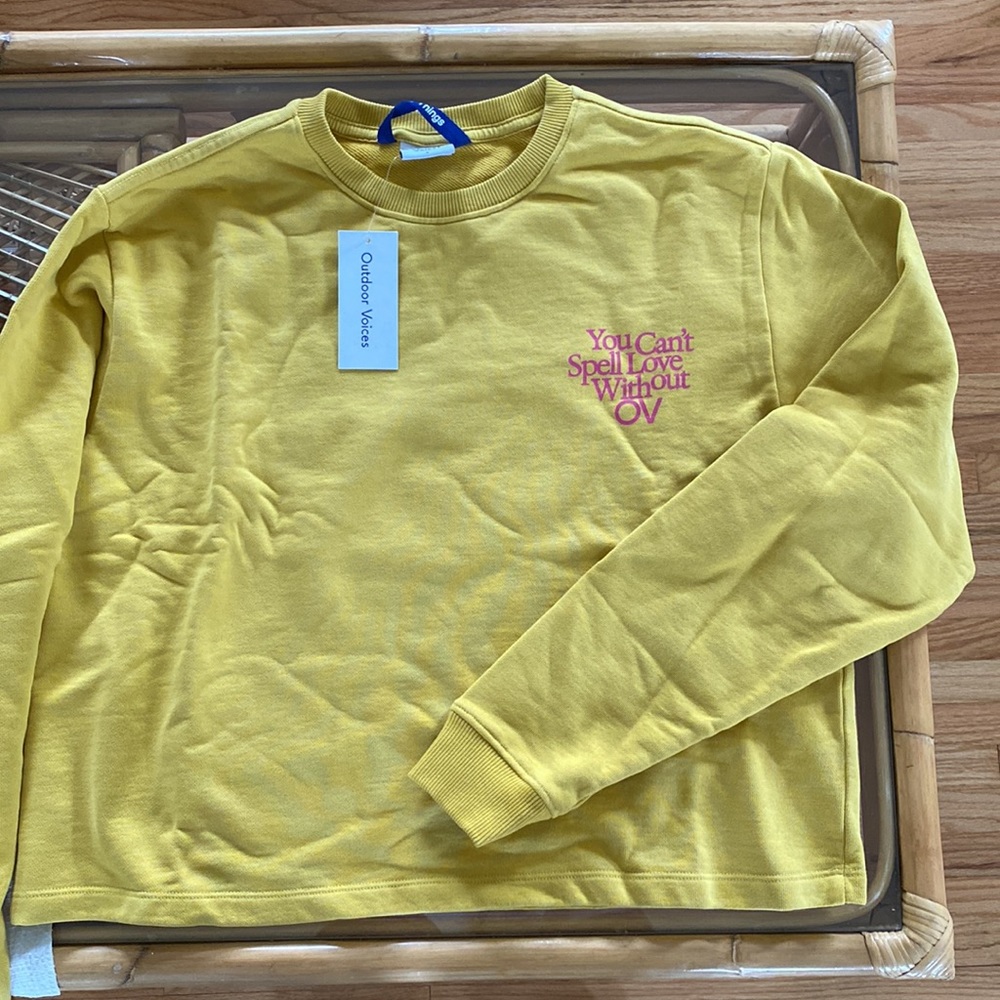 Outdoor Voices Yellow Sweater